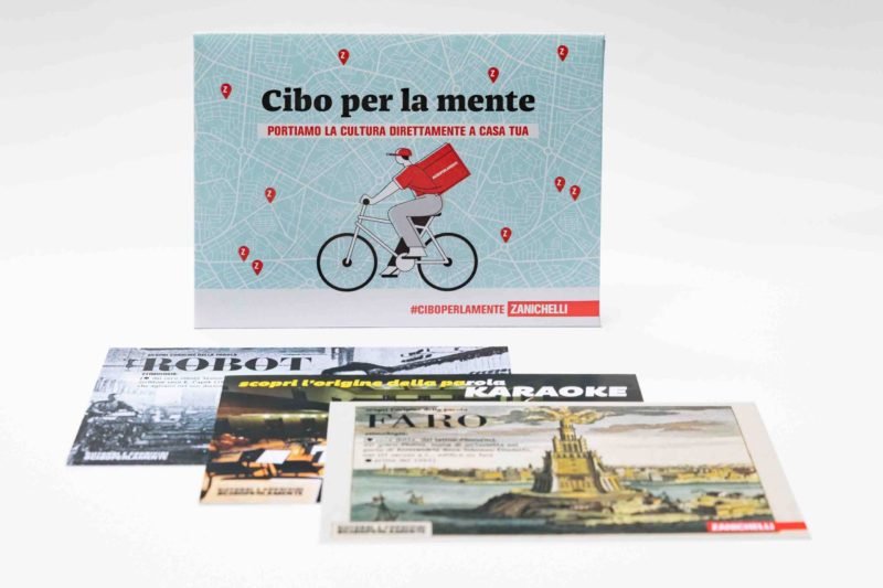 CIBOPERLAMENTE, il primo delivery gratuito di cultura a casa tua Cibo per la mente