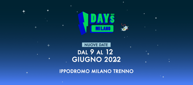 #Riprogrammati al 2022 gli I-days di Milano Gli Idays di Milano riprogrammati al 2022