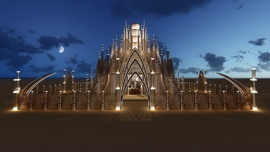 Festival di Burning Man 2024, Il Tempio del Burning Man 2024 messaggero di unità e speranza