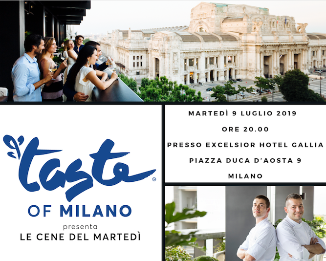 #Le cene del martedì: il 9 luglio la terza data presso il Gallia di Milano!