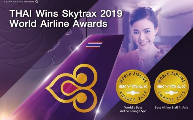 Thai airways vince gli Sky Awards 2019