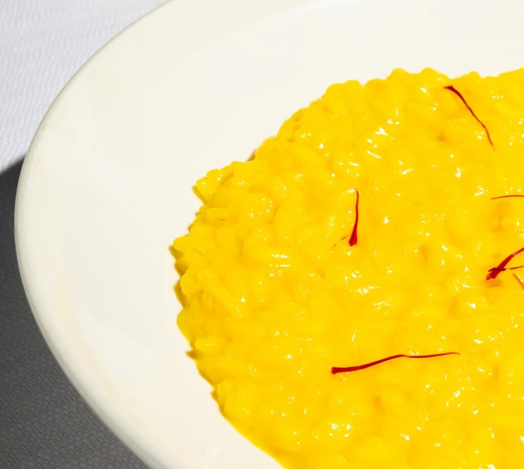 zafferano iraniano risotto milanese Cocciuto, Il diamante persiano nel risotto di Cocciuto