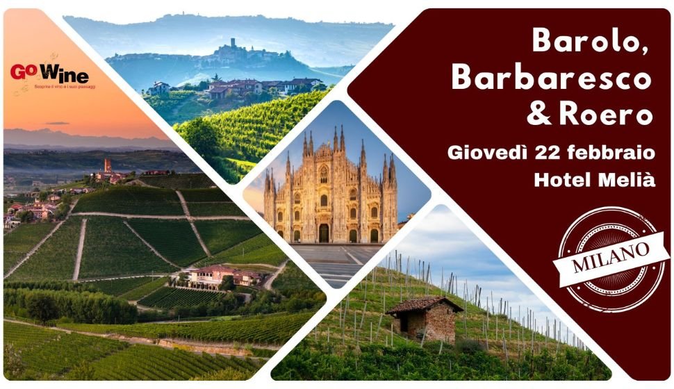 , Barolo, Barbaresco e Roero – Milano Hotel Melià giovedì 22 febbraio
