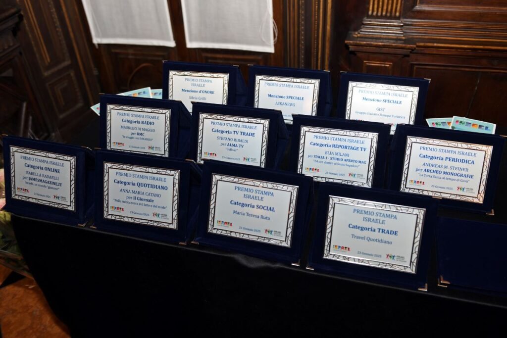 Premio stampa Israele. Elenco dei premiati. Crediti Enrico Mascheroni. photomascheroni.it