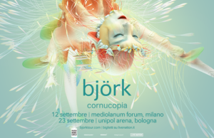 #Bjork torna in italia il 12 settembre a milano e il 23 settembre a bologna