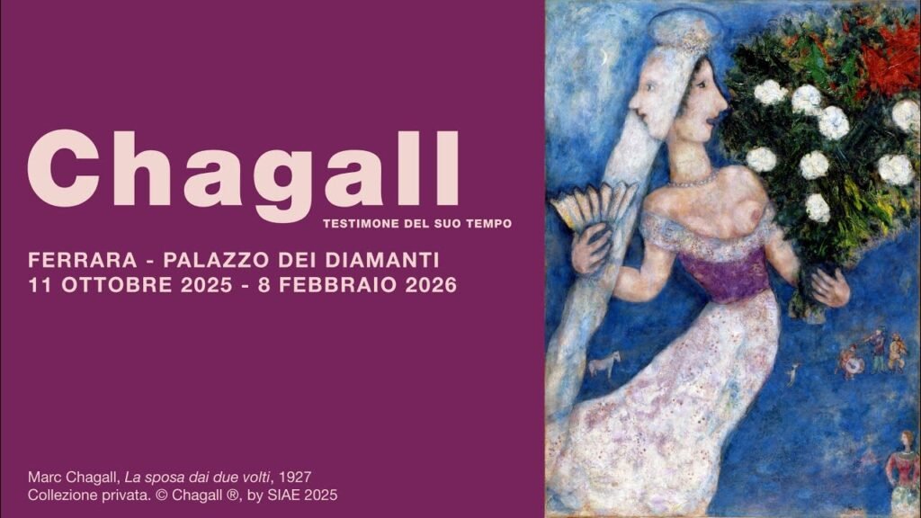 mostra Chagall Palazzo Diamanti Ferrara, Chagall, testimone del suo tempo: la grande mostra a Palazzo dei Diamanti di Ferrara