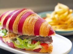 Croissant burger a Milano: quando la pasticceria incontra l’hamburger da Cardinale