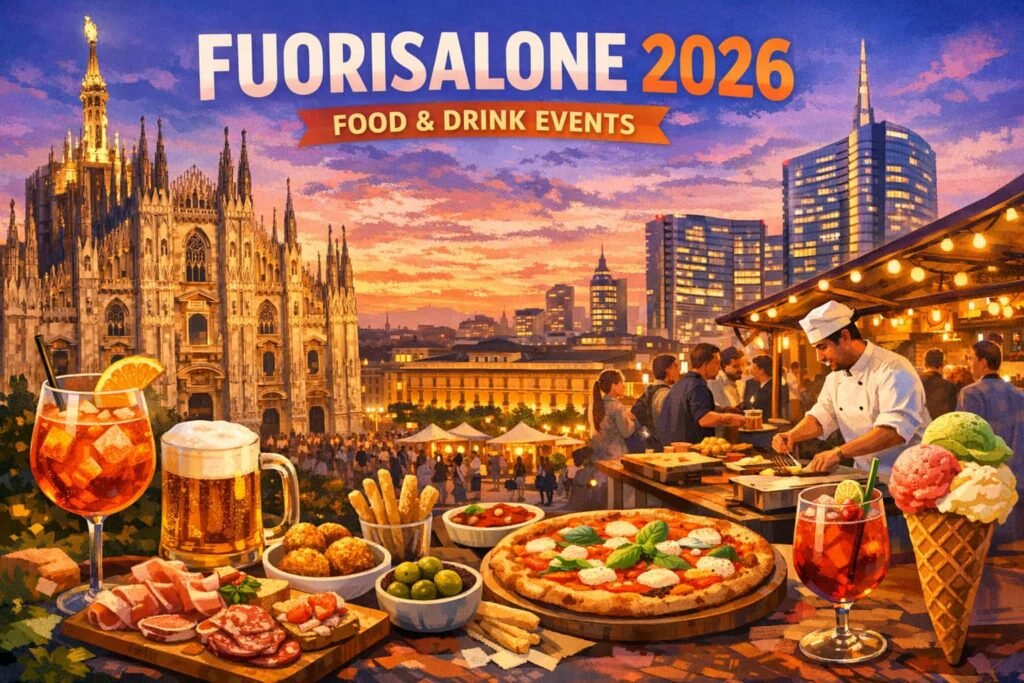 eventi food Fuorisalone Milano Design Week 2026, Milano Design Week 2026: tutti gli eventi food e drink del Fuorisalone quartiere per quartiere