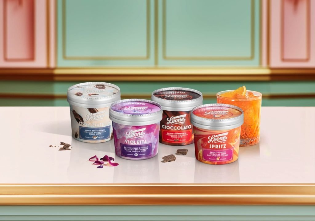 gelati Leone 1857, Leone 1857 presenta la sua linea di gelati