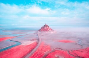 #Le foto a infrarossi di Paolo Pettigiani catturano panorami francesi in tonalità rosa zucchero filato