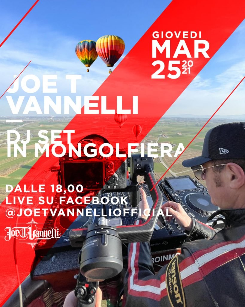 JOE T VANNELLI SUONA DALLA MONGOLFIERA IN VOLO SU CUNEO