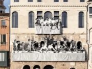 JR trasforma Palazzo Ca’ da Mosto in un banchetto collettivo sul Canal Grande