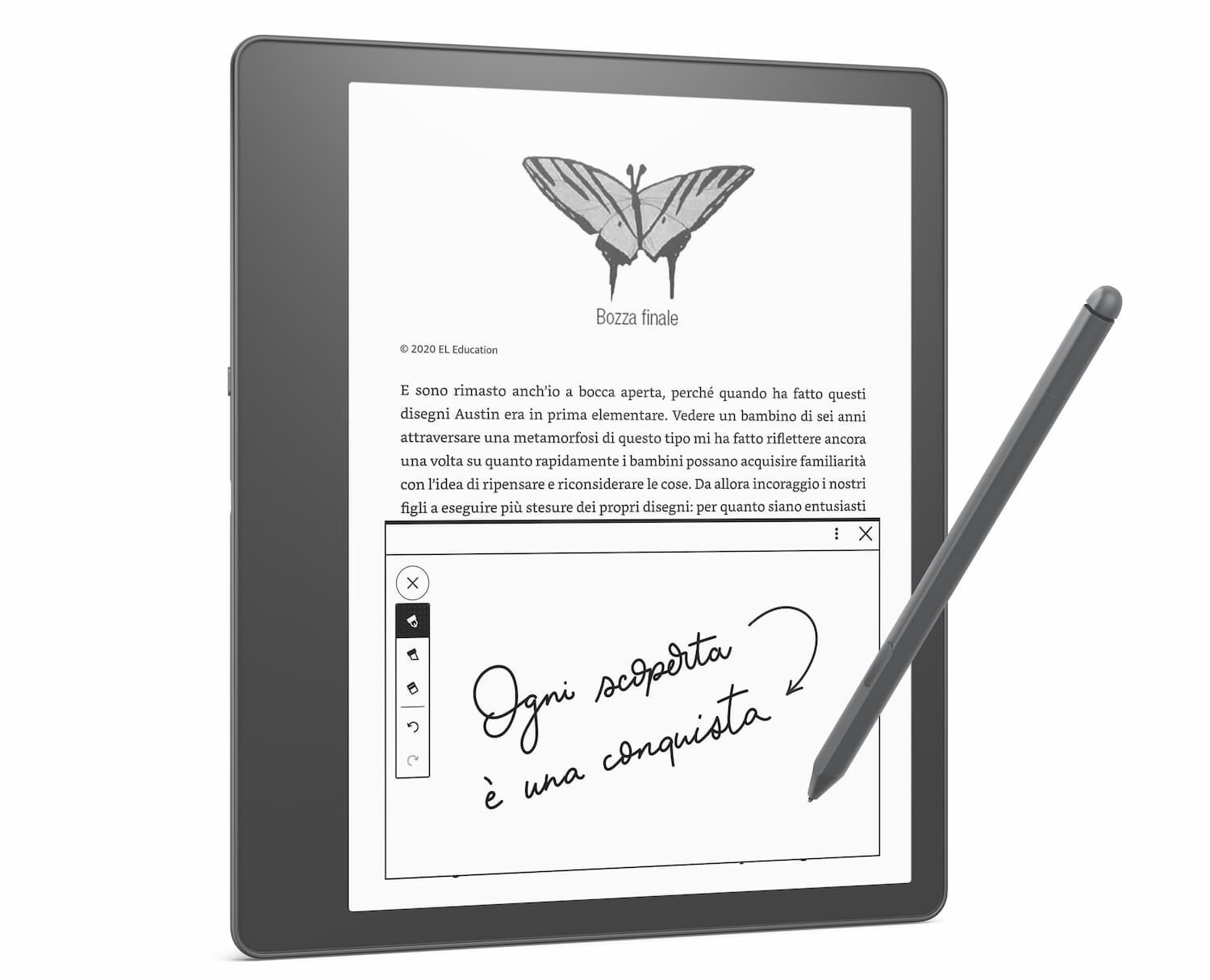 Telecomando RF Per Kindle E Tablet: Page Turner Wireless Con Clip Rosa, Ricarica USB-C E Display LCD - 2