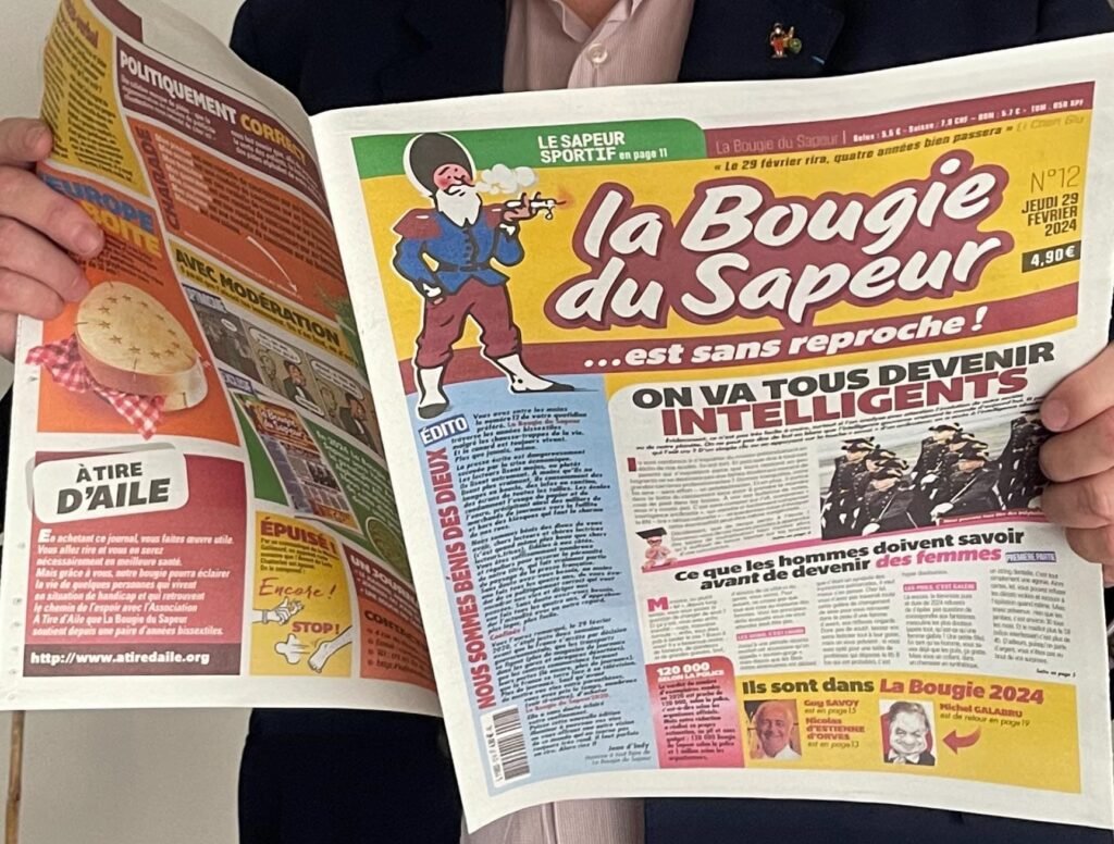 nascita e contenuti del giornale quadriennale La Bougie du Sapeur, La Bougie du Sapeur, il giornale che illumina il 29 febbraio