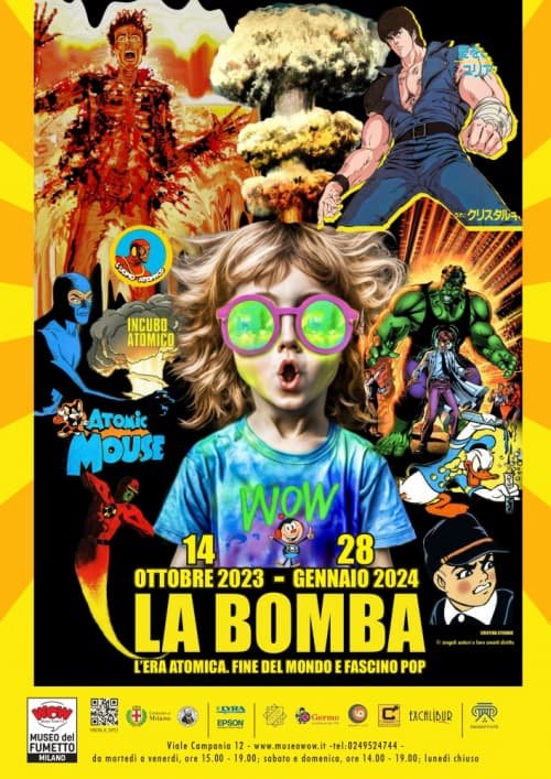 Mostra bomba atomica a Milano WOW Spazio Fumetto, #LA BOMBA l&#8217;era atomica &#8211; il mito della bomba atomica prima e dopo in mostra