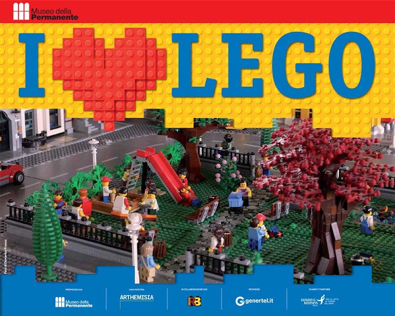 , #I love Lego: i famosi mattoncini in mostra alla Permanente