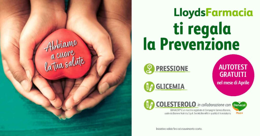 , #APRILE È IL MESE DELLA PREVENZIONE NELLE FARMACIE LLOYDS