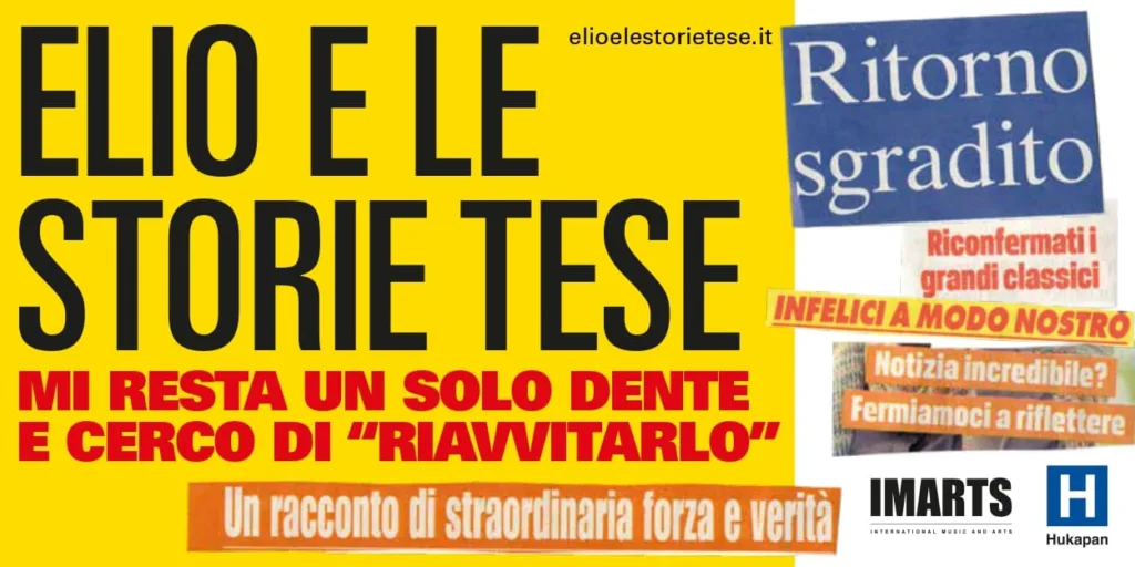 , #ELIO E LE STORIE TESE da ottobre tornano in tour!
