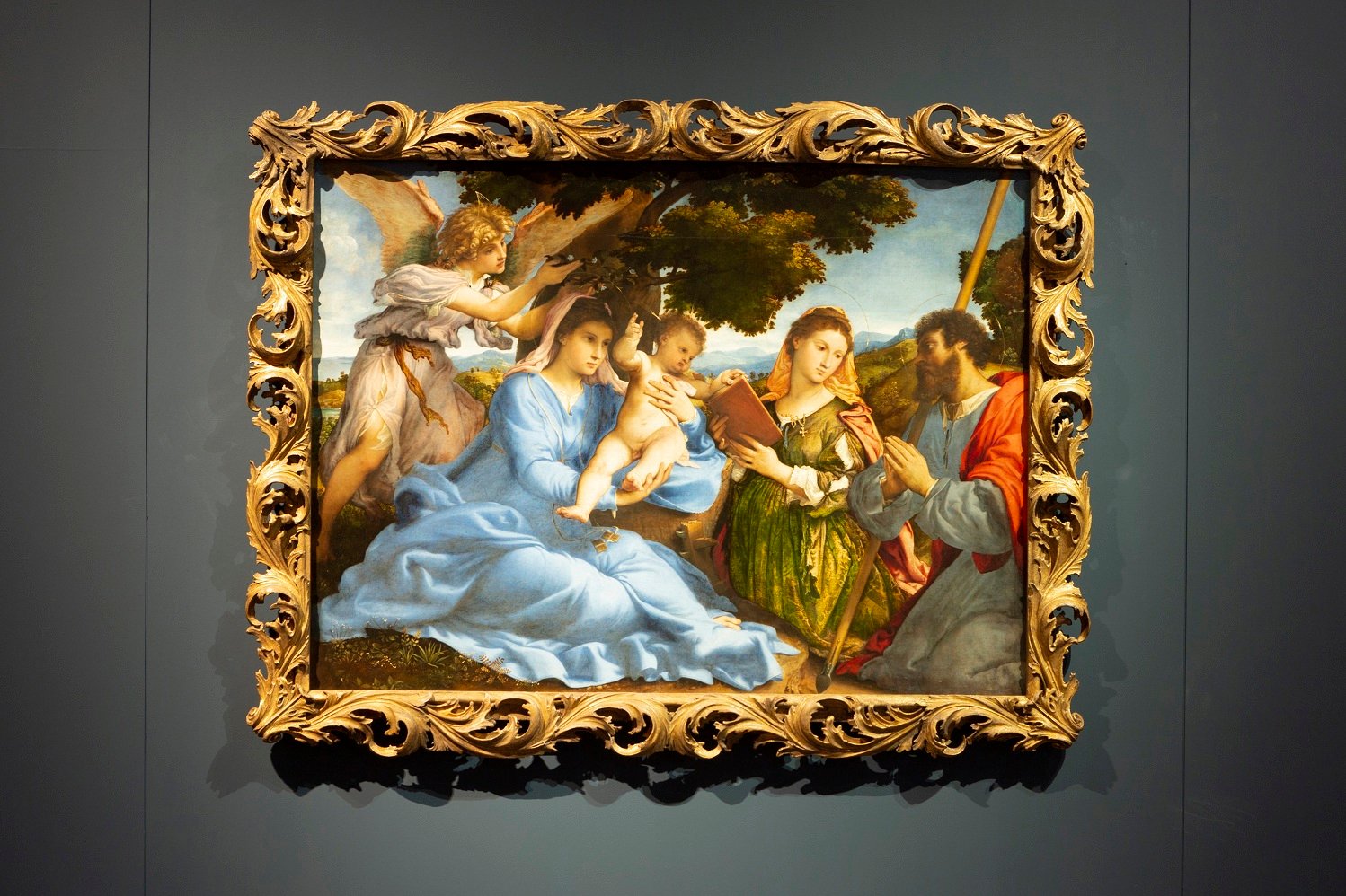 La “Sacra Conversazione” di Lorenzo Lotto esposta alle Gallerie dell’Accademia di Venezia Sacra Conversazione con i santi Caterina e Tommaso alle Gallerie dell'Accademia di Venezia