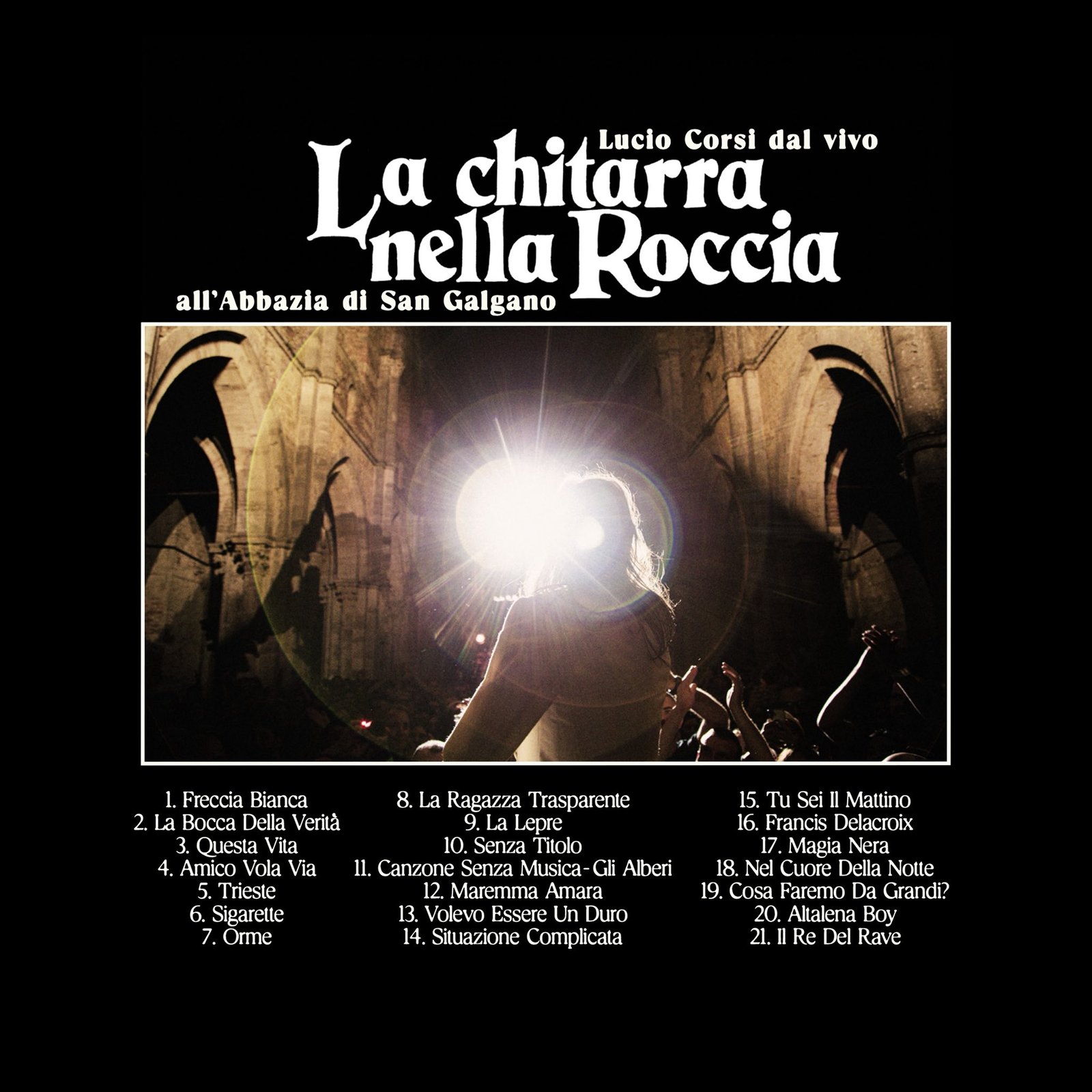 lucio corsi fuori il 14 novembre il disco live la chitarra nella roccia 8211 lucio corsi dal vivo all8217abbazia di san galgano