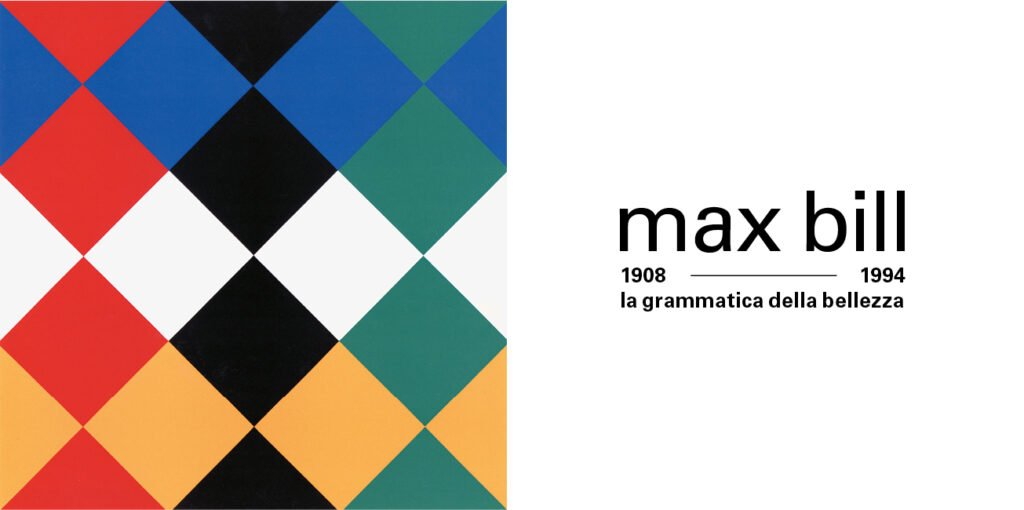 max bill, feld aus sechs sich durchdringenden farben, 1966-67, olio su tela, collezione chantal + jakob bill, ©max, binia + jakob bill stiftung / ProLitteris 2026