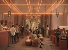 Al Fuorisalone il divano nasce dai rumori del bar: l’esperimento di Adrenalina a Palazzo Litta