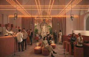 Al Fuorisalone il divano nasce dai rumori del bar: l’esperimento di Adrenalina a Palazzo Litta