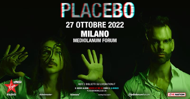 Concerto Placebo 2022, #Placebo al Mediolanum Forum!