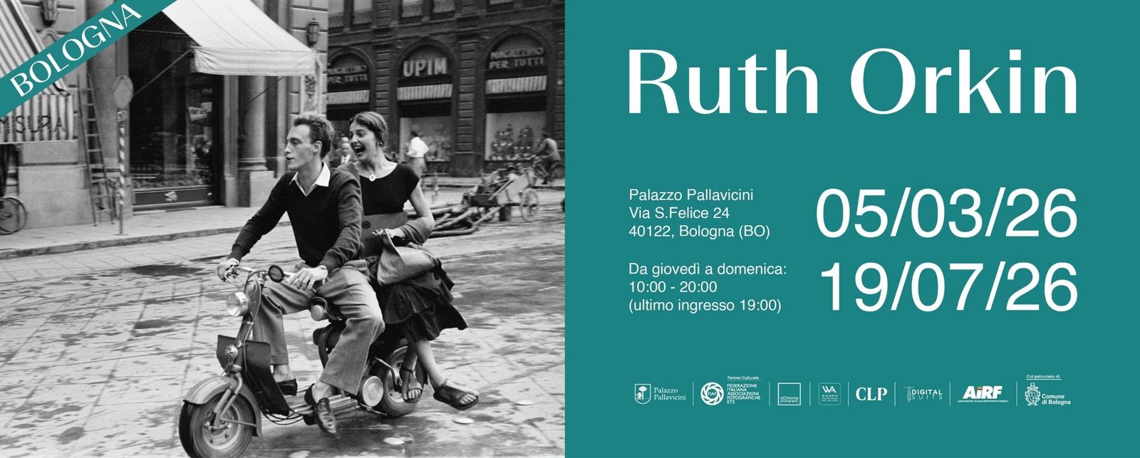 Ruth Orkin a Bologna: la fotografa che ha sfidato il mondo con un click