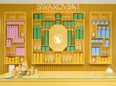 Il Pop-Up store e lo Swarovski Café nei giardini di Palazzo Citterio