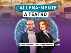 Laura Antonini e Alessandro Mora a teatro con una puntata live de “L’ALLENA-MENTE”