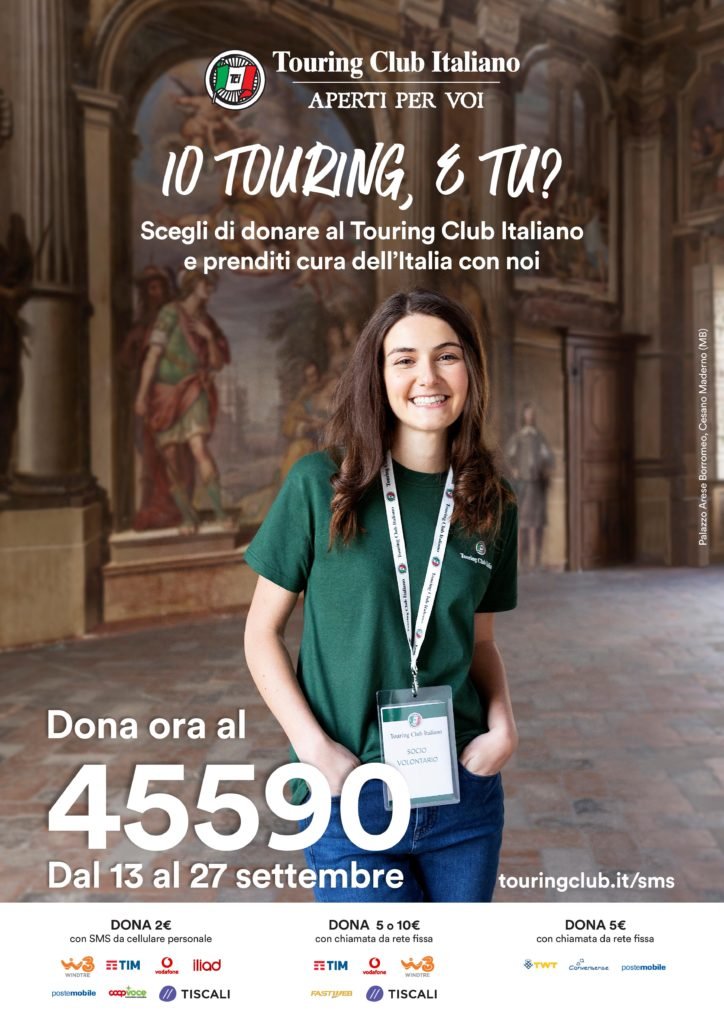 Aperti per Voi, #“Prenditi cura dell’Italia con noi”: la campagna del Touring Club Italiano