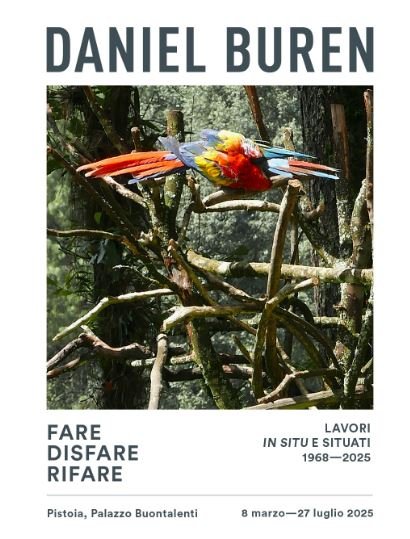 Daniel Buren mostra Pistoia 2025, Daniel Buren a Pistoia: l&#8217;arte delle strisce che trasforma lo spazio