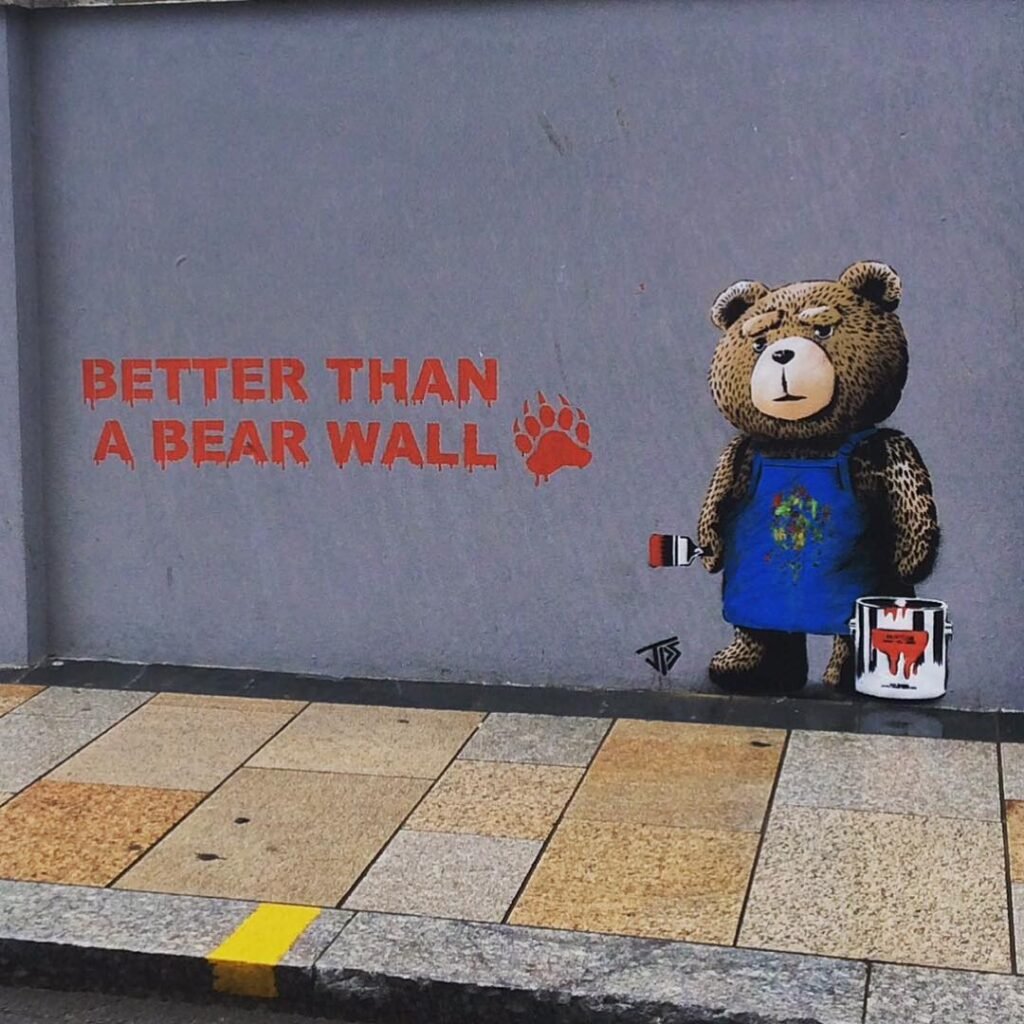 street artis JPS, #Artista crea graffiti che interagiscono con l&#8217;ambiente circostante 