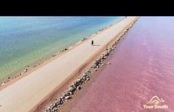 Watermelon Avenue: il drive tricolore che attraversa il lago più surreale dell’Australia meridionale No News la rivista dell'ozio e della serendipità, Ozio e serendipità