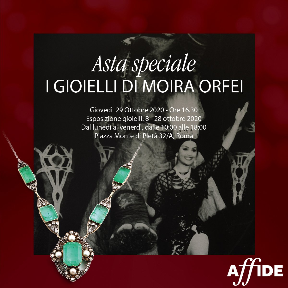 #”I gioielli di Moira Orfei”: la mostra fotografica e l’asta dei suoi gioielli #”I gioielli di Moira Orfei”: la mostra fotografica e l’asta dei suoi gioielli