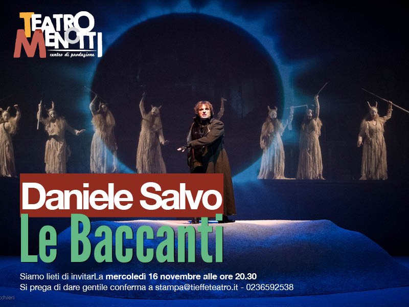 #Le Baccanti: spiritualità e annullamento #Le Baccanti: spiritualità e annullamento