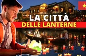 Lanterne danzanti sul fiume Thu Bon