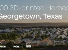 Dalla stampante al salotto: strato su strato è quasi finito il quartiere stampato in 3D più grande del mondo