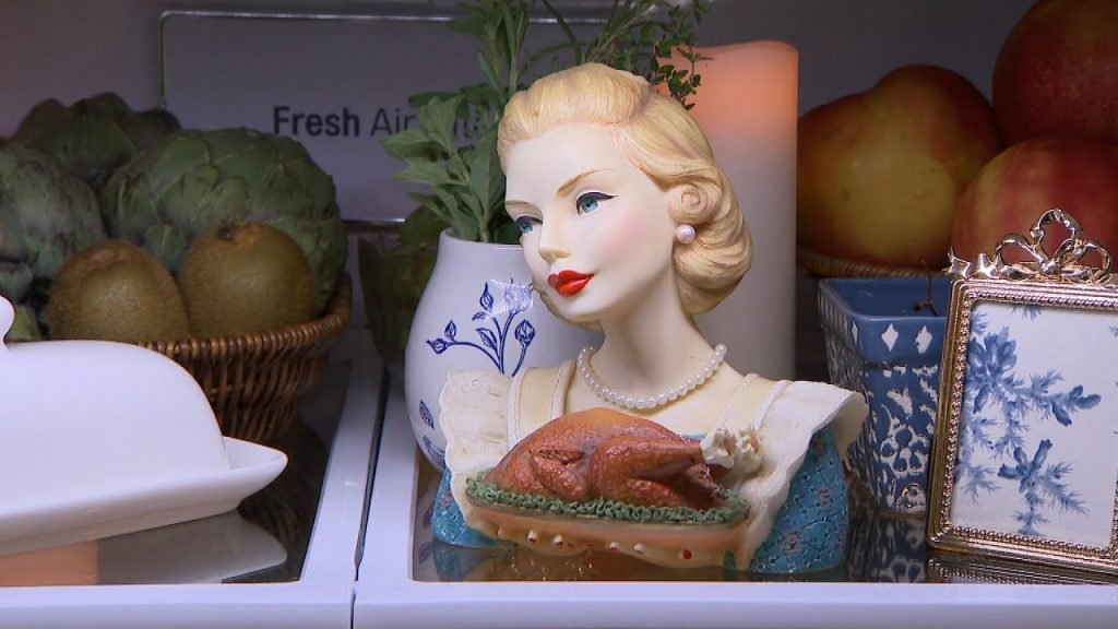 la moda virale del fridgescaping, L&#8217;arte di arredare il frigorifero