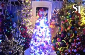 600 alberi di Natale in casa: passione o ossessione?