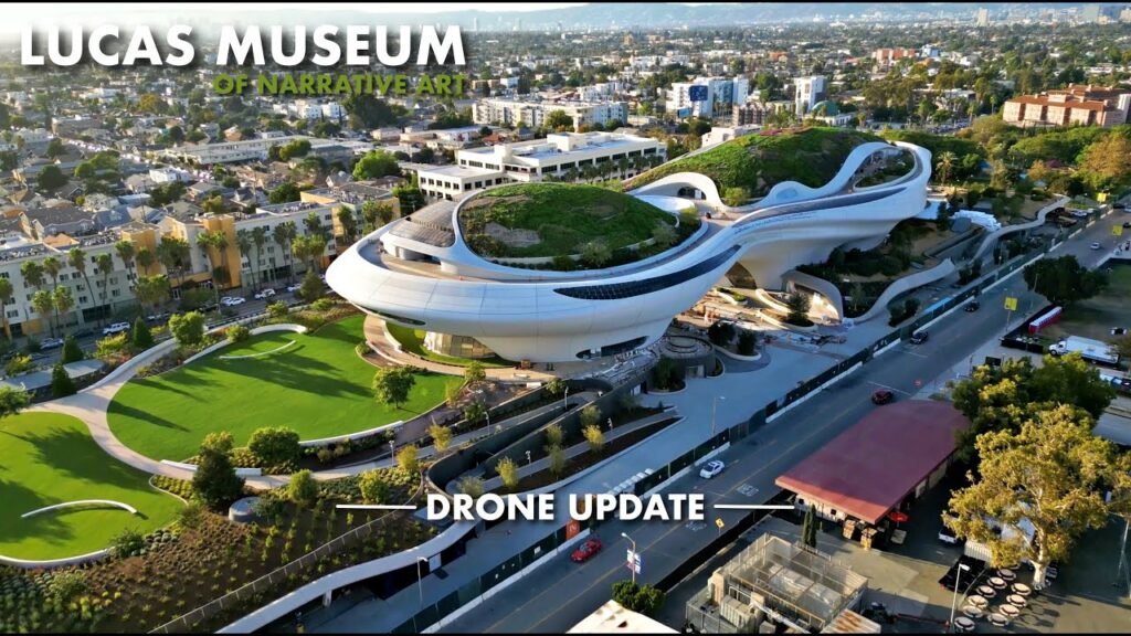 Lucas Museum of Narrative Art Los Angeles 2026, George Lucas apre il suo museo a Los Angeles: oltre Star Wars, un tempio della narrazione visiva
