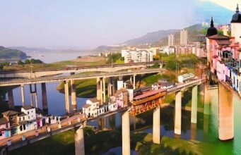 Linshi: la città cinese costruita interamente su un ponte sul fiume Jialing No News la rivista dell'ozio e della serendipità, Ozio e serendipità