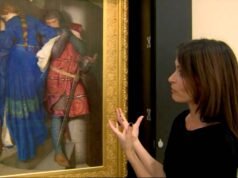 L’acquerello irlandese visibile solo due ore a settimana: “The Meeting on the Turret Stairs” di Frederick William Burton