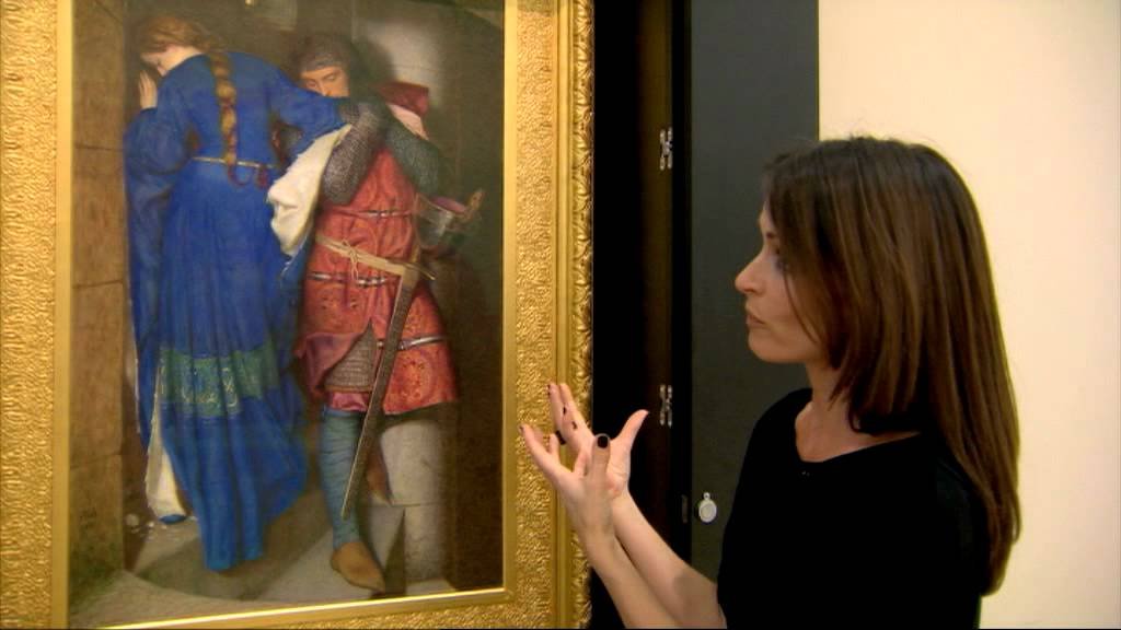 The Meeting on the Turret Stairs Frederick William Burton National Gallery Ireland, L’acquerello irlandese visibile solo due ore a settimana: “The Meeting on the Turret Stairs” di Frederick William Burton
