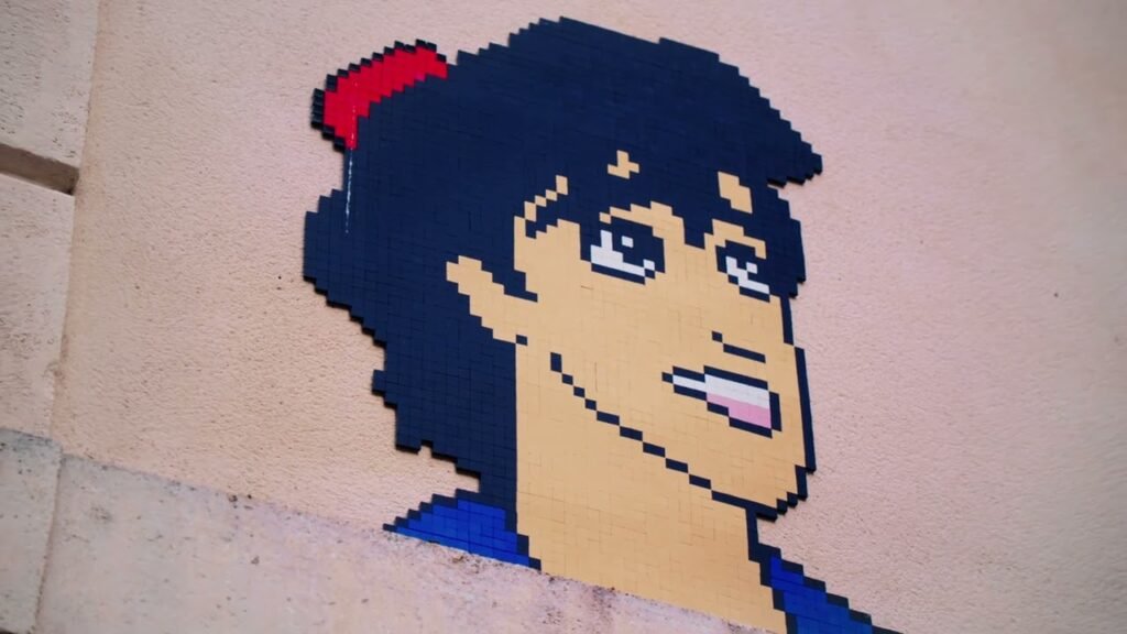 MifaMosa street artist mosaici pixel art cartelli stradali Parigi Orléans, MifaMosa: il misterioso street artist che trasforma i cartelli stradali in mosaici pixel art e racconta le città europee