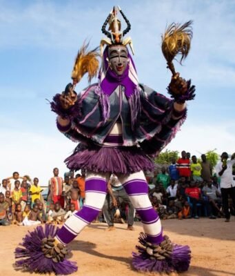 La Zaouli Mask Dance: un’espressione affascinante della cultura ivoriana