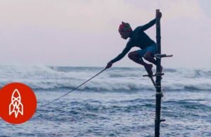 Il fascino degli iconici pescatori di Weligama