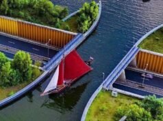 L’acquedotto Veluwemeer di Harderwijk: dove le barche navigano sopra le auto No News la rivista dell'ozio e della serendipità, Ozio e serendipità