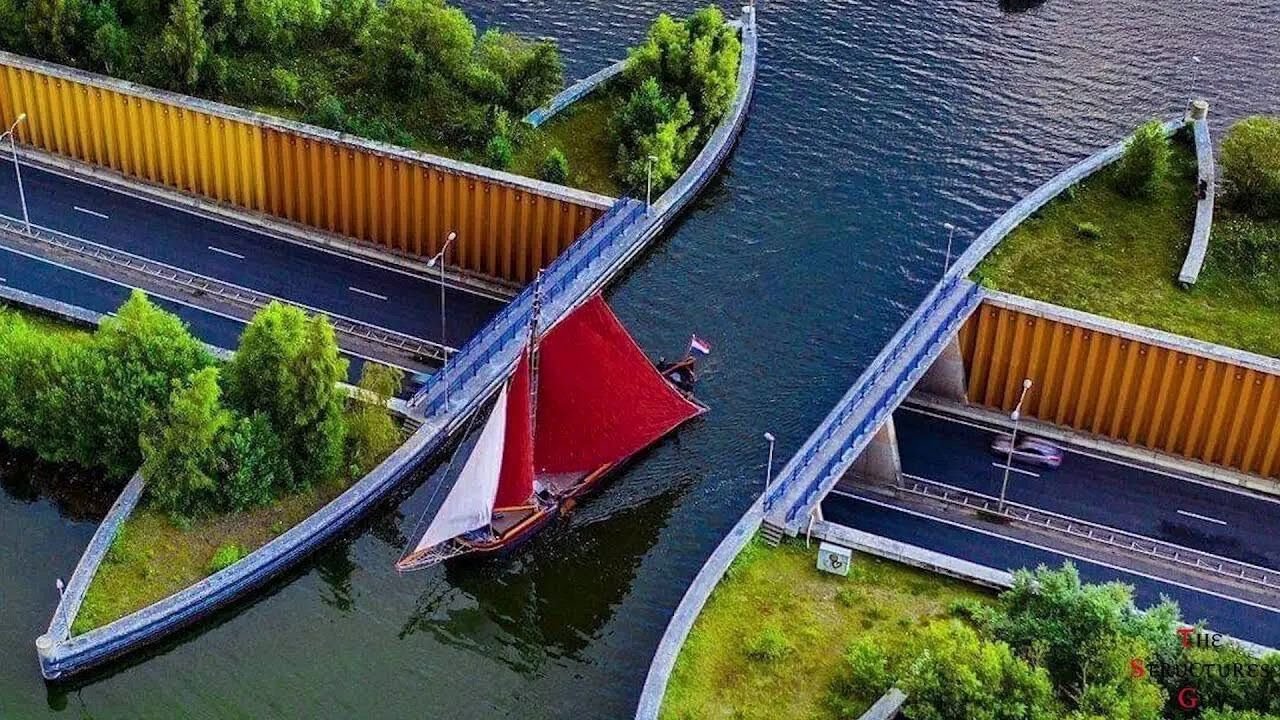 l8217acquedotto veluwemeer di harderwijk dove le barche navigano sopra le auto da Nonewsmagazine.com l8217acquedotto veluwemeer di harderwijk dove le barche navigano sopra le auto